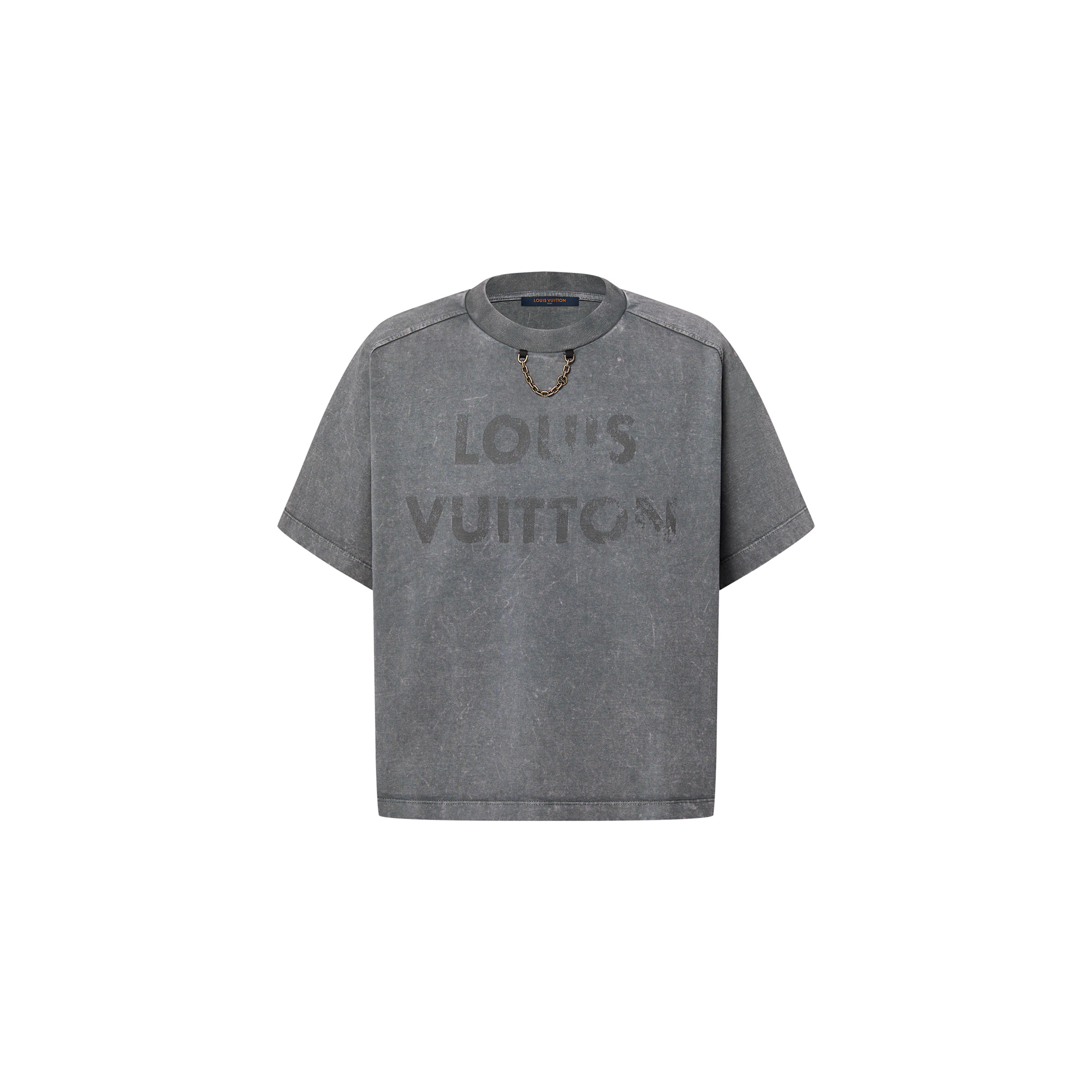 LOUIS VUITTON CAMISETA COM EFEITO VINTAGE 1AHIST